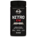 PMD Sports Nitro CM Nitric Oxide with Agmatine Pre Workout Suplement - Muscle Growth and Muscle Pump with L Arginine - Endurance Boost for Hardcore Training and Bodybuilding Pretraining (180 Capsules)