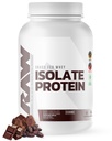 RAW Whey Isolate Protein Powder, Dark Chocolate - 100% Grass- Fed Sports Nutrition Powder Whey for Muscle Growth & Recovery - Lower-Fat, Low Carb, Alamly Flavored & Sweetened - 25 Pegawai