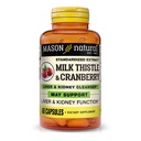 MASON NATURAL Milk Thistle / Cranberry Liver & Kidney Cleanser - Dupport Healthy Liver & Ginjal Fungsi, Cleanse dan Detox, 60 Kapsul