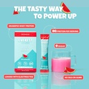Everest Escalytes, Kid 's Clear Whey Protein Powder (Semangka, 10 Paket) Protein Minum untuk Anak-anak, Elektrolit untuk Anak-anak, 8g Protein Per Serving, Non GMO, Zero Added Sugar