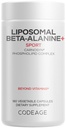 Codeage Lipomal Beta- Alanine Suplement - CarnoSyn Beta- Alanine - 2- Bulan Supply - Lipomal Pengiriman - Pre Workout, Post Workout dan Sport Supplimentasi - NON-GMO - 180 Capsules