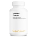 Supersmart Systemic Enzymes (High Potency) - dengan Bromelain, Protease, Lipase, Trypsin, Chymotrysin, Peptidase, Pankreat - Protolymes Enzymes Complex 124; Non - GMO & Gluten Free - 100 DR Capsules
