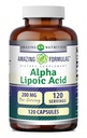 Amazing Formula Alpha Lipoic Acid 124; 200 Mg Amino Acilement (1 Pack 124; No-GMO 124; Gluten- Free 124; Made in USA (1 Pack 124; 120 Count)