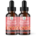 Cairan Benih GSE Grapefruit & Polyphenol untuk Kesehatan Gut & Ammune - 2 Kembang Bundle - 120 hari