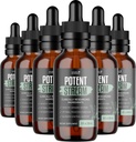 PotenStream Drops - Original Formula, Natural Liquid Suplemen dengan Tanaman Ekstraksi 124; 100% Natural, Dibuat di AS, 6 Bulan Suppply