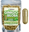 XPRS Nutra Ginkgo Biloba Kapsul - Gingko Biloba Ensulated Suplemen untuk Kognition - Vegan Friendly Ginkoba Biloba - Imunity Boosting Ginkgo Bicola Kapsul - 180 Count