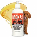 BACK 40 Dog Wild Alaska Fish Oil for Dogs, Skin and Coat Supplement for Dogs & Cats, Omegall-3-Rich Salmon dan Pollock Oil, EPA & DHA Dog Salmon Oil for Brain, Heart, and Joints 16 flf oz (473 ml)