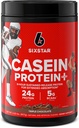 Six Star Casein Protein Powder Elite Casein Powder Slow - Digesting Misebin Casein powder for Muscle Gain Triple Chocolate Powder, 2 Ibs (26 Servings) (Paket May Vary)