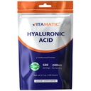 Vitamatic Hyaluronic Acid Powder 200mg - Supports Healthy Connective Tissult and Joints - Premely Youthful Healthy Skin - 100 Gram