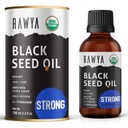 RAWYA Black Seed Oil - Extra Strong Taste, High TQ, Cold Press, Glass Bottle, Nigella Sativa Oil, Great for Skin & Hair Care, Black Cumin Seed, Kalonji, 100% Sertifikasi Organik - 3.4 Fl Oz,