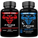 Prime Labs Prime Testosterone Booster + Night Duty Sleep Supplement