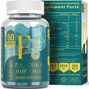 Gumi Biotin - Rambut Skin dan Nails Vitamin untuk Pria & Perempuan, Vegan Vitamin B7, Mendukung Rambut Perkembangan dan Lebih Kuat Nails, 30 Hari Suppply - Blueberry60