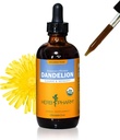Herb Pharm Certified Organic Dandelion Extration for Cleansing and Detoksifikasi, Alcohol- Free Glycerite, 4 Ounce