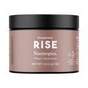FREQUENSE - Rise Nootropic Tub - Mango Lemonade Flavor - Support Performance & Clarity - with Mushroom, B Vitamin & Green Coffee - 132g
