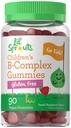 Carlyle Kids B Complex Gummies; 90 Count 124; Peach Raspberry Flavor 12.4; None-GMO, Gluten Free & Vegan Supplemen 124; Lil 'Sprout