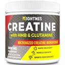 Creatine HMB, Creatine Powder for Men & Women, Micronized Creatine Creatine Monohydrate for Muscle Growth & Recovery and Increased Strength, Performance, Creatine HMB with Glutamine, Gluten Free, 30 Servings