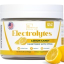 Zero Sugar - Lemon Candy Electrolytes Powder - Refreshing Hidration - Caffeine Free Energy with All Natural Ingreations - Vegan, Keto & Paleo - Sugar Free Electrolytes Powder Drink Drink - 37 Servings
