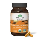 Organik INDIA Turmeric Curcumin dengan Black Pepper - Organic Turmeric Suplemen dan Curcumin Sules, Turmeric Capsules, Gabungan Dukungan & Imune System Dukungan, Whole Root, Trikatu - 90 Capsules