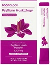 FOODOLOGY Psyllium Huskology (20 Sticks, 10 Days) - Herbal Psyllium Husk Suplemen untuk Pelepasan Sembelit, Kesehatan Gut. Plant - Based Dietary Fiber, Maksimum Kekuatan 7.200 mg.