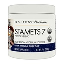 Stamets Host 7 Mushroom Powder - 7 Species Blend - Mushroom Supplement for Imune Support with Royal Sun Blazei, Cordyceps, Reishi, Maitake, Lion 's Mane, Chaga & Mesima - 7 oz (133 Servings) *