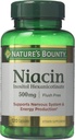 Nature 's Bounty Flush Free Niasin 500 Mg, 240 Capsules (2 X 120 Menghitung Botol)