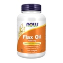 Sekarang Suplemen Makanan, Flax Oil 1.000 mg dibuat dengan Minyak Flix Organik, Dukungan Kardiovaskular *, 100 Softgels