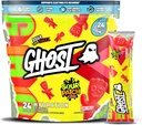 Paket Hidration GHOST, Sour Patch Kids Redberry, 24 Sticks, Electrolite Powder - Drink Mix Suplemen Magnesium, Potusium, Kalsium, Vitamin C - Vegan, Bebas Soy, Sugar & Gluten