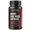 Unisex Horny Goat Puama Weed Capsules for Men & Women - Extra Power Performance & Energy Support with Tongkat Ali, Muira Puama, and Saw Palmetto - 10 Count