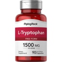 Piping Rock L-Tryptophan 1500 mg 124; 90 Capsules 124; Formulir Bebas 124; Non- GMO, Gluten Free Suplemen