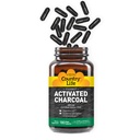 Country Life Activated Organic Coconut Charcoal Capsules, 260mg