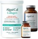 ALGAECAL Calcium, Vitamin D3 & Collagen Bundle - Collagen with Clinically-Didukung Verisol, Fortibone & Fortigel, Plus 13 Bone Supporting Mineces and Vitamin ADEK for Bone Health & Antiage