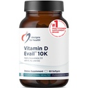 Design untuk Kesehatan D-Evail 10K - 10.000 IU Vitamin D Suplemen dengan Vitamin K (K1, K2 sebagai MK-4) + GG - Bone, Kardiovascular + Imune Dukung - Menimbulkan Bioavability Vitamin D3 (60 Softgels)