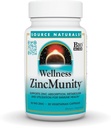 Sumber Wellness ZincMunion, Mendukung Absorpsi Zinc, Metabolisme dan Utilisasi Kesehatan Kebal *, 50 mg Zinc - 30 Vegetarian Capsules