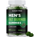 Gummies Fat Burner untuk Wheight Los 124; Green Tea, Green Coffee Bean, Garcinia Kamboja & Ketones 124; Belly Fat Burner untuk Pria W8e Gummies 124; Apple Flavored, Pectine- berbasis 124; 60 Gummies