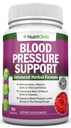 Suplemen Dukungan Tekanan Darah - 13 Herbs & Vitamin - dengan Hawthorn, Hibiscus, Garlic & Olive Leaf Extract - Persediaan Alam & Pria - Katup Kekuatan Tinggi - Non-GMO - 90 Hari Suppply