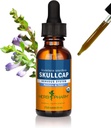 Herb Pharm Certified Organik Skullcap Ekstrak untuk Dukungan Sistem Gugup, Alkohol Kanal Organik, 1 Ounce