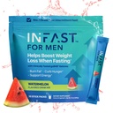 Real Ketones Terintermiten Fasting Drink Mix untuk Energi Hiduksi Pria BHB (Watermelon) - 30ct