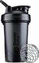 BlenderBottle Classic V2 Shaker Bottle Perfect for Protein Shakes and Pre Workout, 20- Ounce, Black