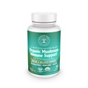 Mulhroom Organik Ammune Dukung Kapsul, 9 Mushroom Blend for Immune Health & Wellness with Reishi, Lion 's Mane, Cordyceps & More - 100% Murni, Non-GMO, Vegan