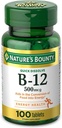 Nature 's Bounty Vitamin B-12 500 mcg, 100 Cacah (Paket 2)