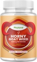 Ekstrak Horny Goat murni dengan Maca Powder - Dukungan Imune - Membantu Meningkatkan Drive dan Stamina - Booster untuk Pria dan Perempuan Tongkat Ali Plus L- Arginine Menimbulkan Energi - 60 Kapsul