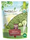 Makanan untuk Powder Organik Hidup, 1 Pound - Non- GMO, Whole- Leaf, Raw, Non-Irradiated, Pure, Vegan Superfood, Bulk, Great for Juice, Rich in Fiber, Chlorophyll, Fatty Acids dan Mineral