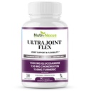 Glucosamin Chondroitin MSM Joint Suplemen dengan Turmeric & Boswellia - Dukungan Bersama untuk Pria & Women - Probut Mobility - Fleksibilitas & Comfort - Gabungan Kesehatan - Dibuat di USA - 90 Kapsul