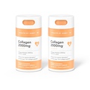 Kesehatan oleh Tambahan Habit Collagen 2 Pack (120 Kapsul) - Vitamin C & Vitamin E, 2000mg, Collagen Peptides, Absorpsi Superior, Dukung Skin Anda, Non-GMO, Sugar Free (2 Pack)