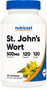 Nutricost St John 's Cort Capsules (500mg) 120 Capsules - Vegetarian, Gluten Free and Non-GMO