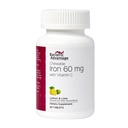 Sarana Bariatrik Berbahan Besi 60 mg dengan Vitamin C untuk Increased Absorpsi dan Utilisasi, Mudah Diperoleh untuk Gastric Bypass dan Tidur Gistrectomy Pasien - Lemon Lime, 90 Count