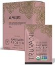 Tanaman Organik Truvani Vegan Pea Protein Powder 124; Vanilla Chai 124; 20g Tanaman Organik berbasis Protein 124; Pea Serving Single Pack 126; 10 Servings 124; Keto 124; Gluten & Dairy Free 124; Low Carb 124; No Added Sugar