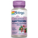 SOLARAY Satu Harian Hawthorn Ekstraksi Suplemen, 600mg = 124; 30 Count