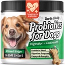 Charlie & Buddy Pet Propoles for Dogs Aid Gut Flora, Dog Propoles for Digetical Health with Digetical Enzymes, Pumpkin, and Pepaya for Upset Stomach, 90 Soft Probiotic Chews for Dogs, Duck Flavor
