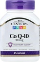 21 Century Co Q10 30 mg Capsules, 45 Count (21341)